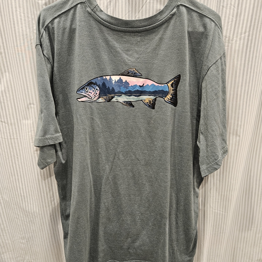 Trout Graphic Anglur By Huntworth XL - Picture 4 of 6